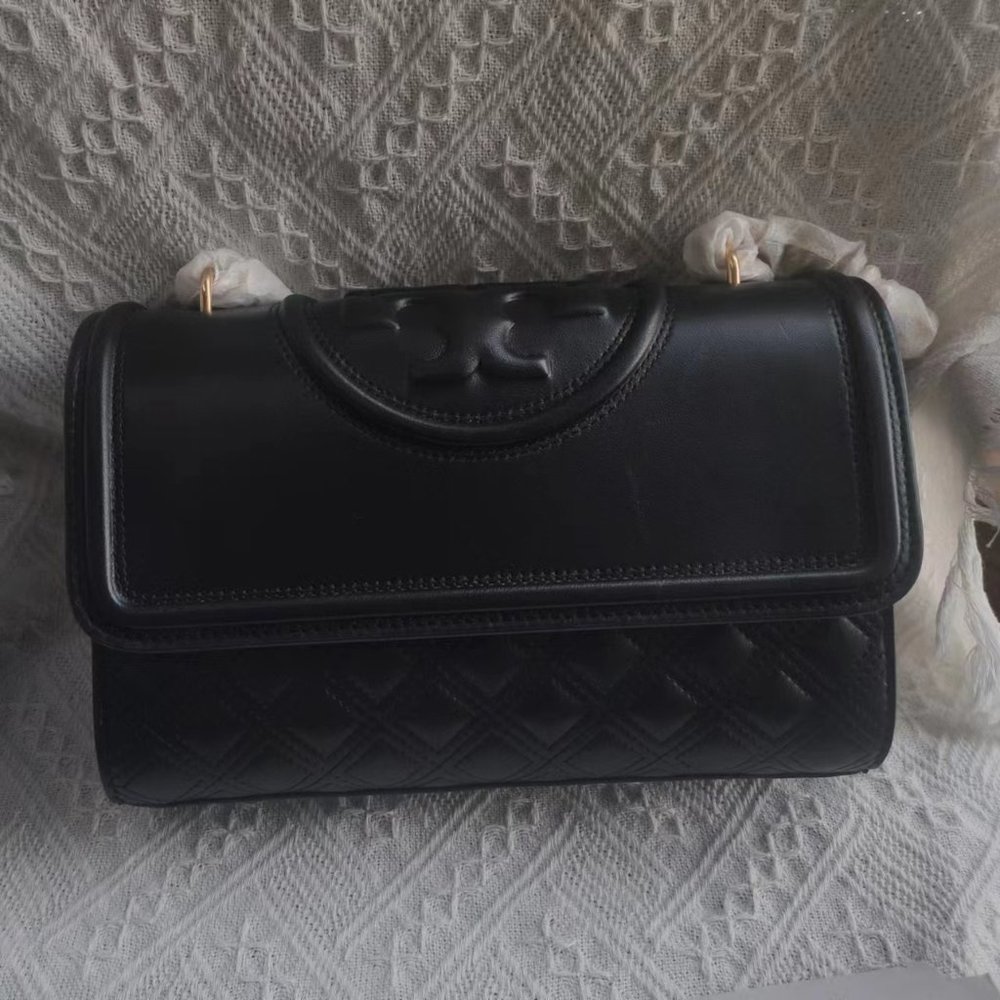 New Tory Burch Large Fleming Convertible Shoulder Bag